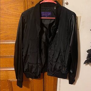 Madden Girl Quilted Black Bomber Jacket - Women’s Size Large